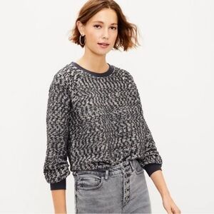 LOFT Monochrome Crew Neck Sweater